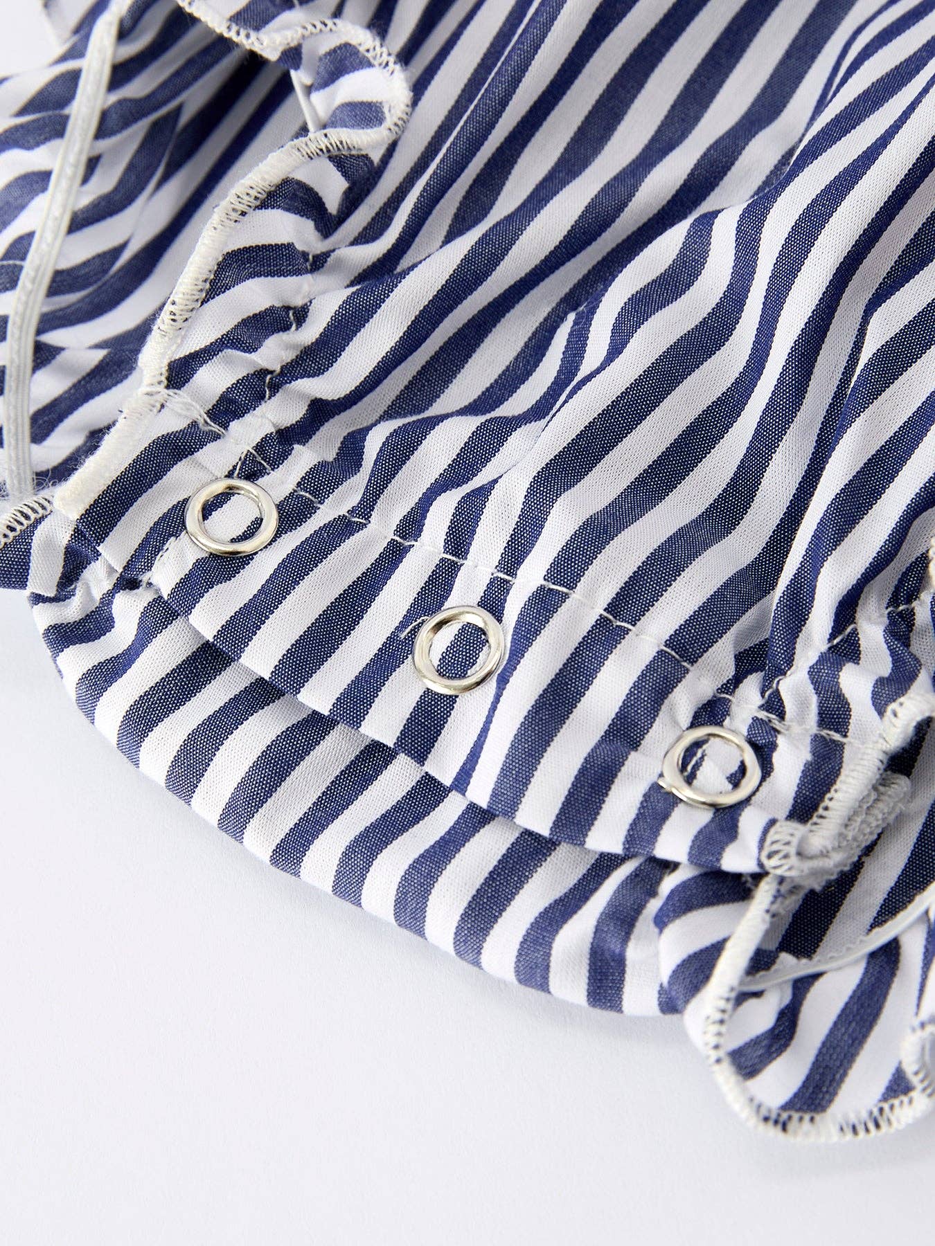 Girls Baseball Team Outfit β Striped Ruffle Sleeve Romper with Ball Design