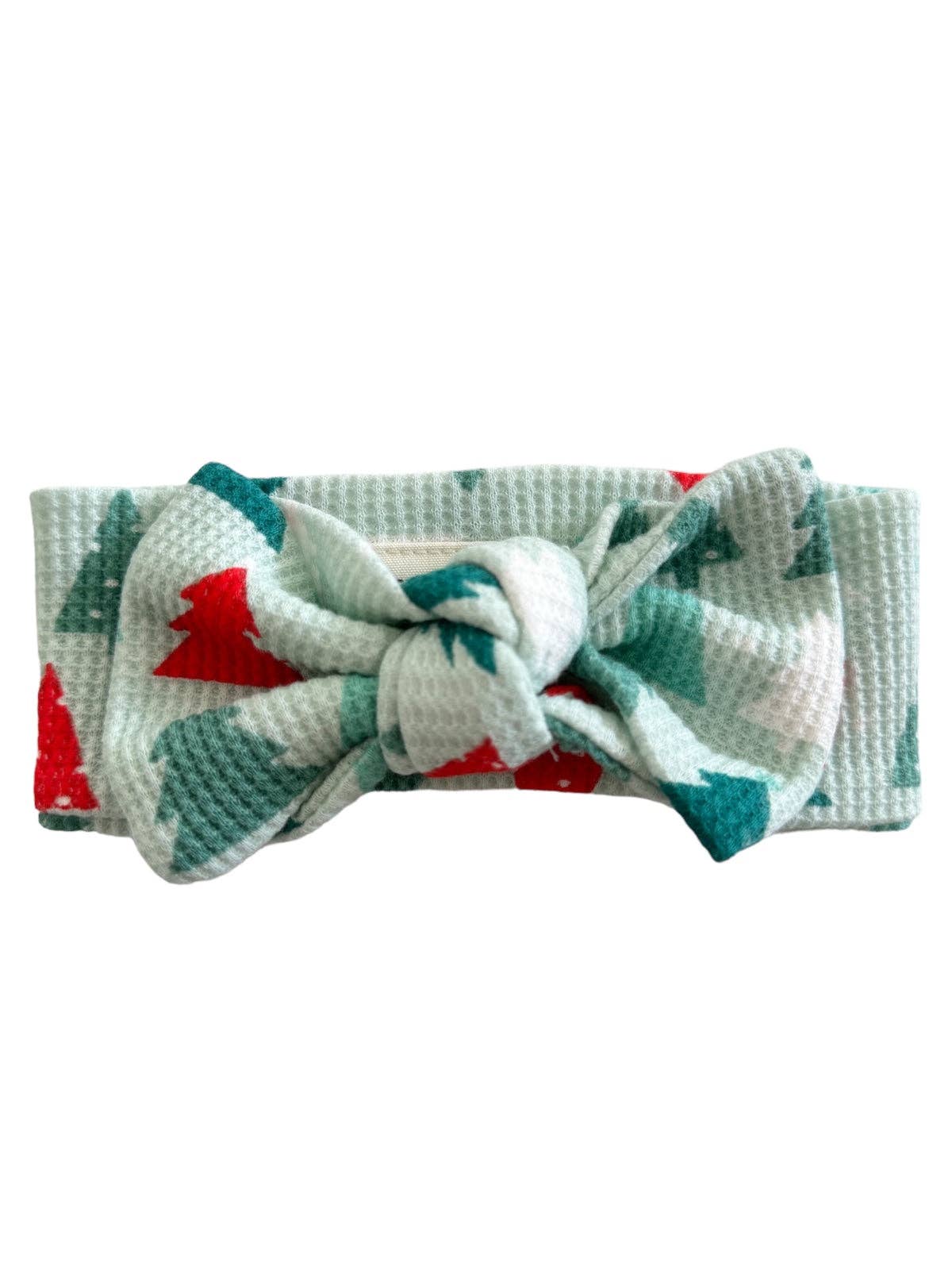 Organic Waffle Knot Bow