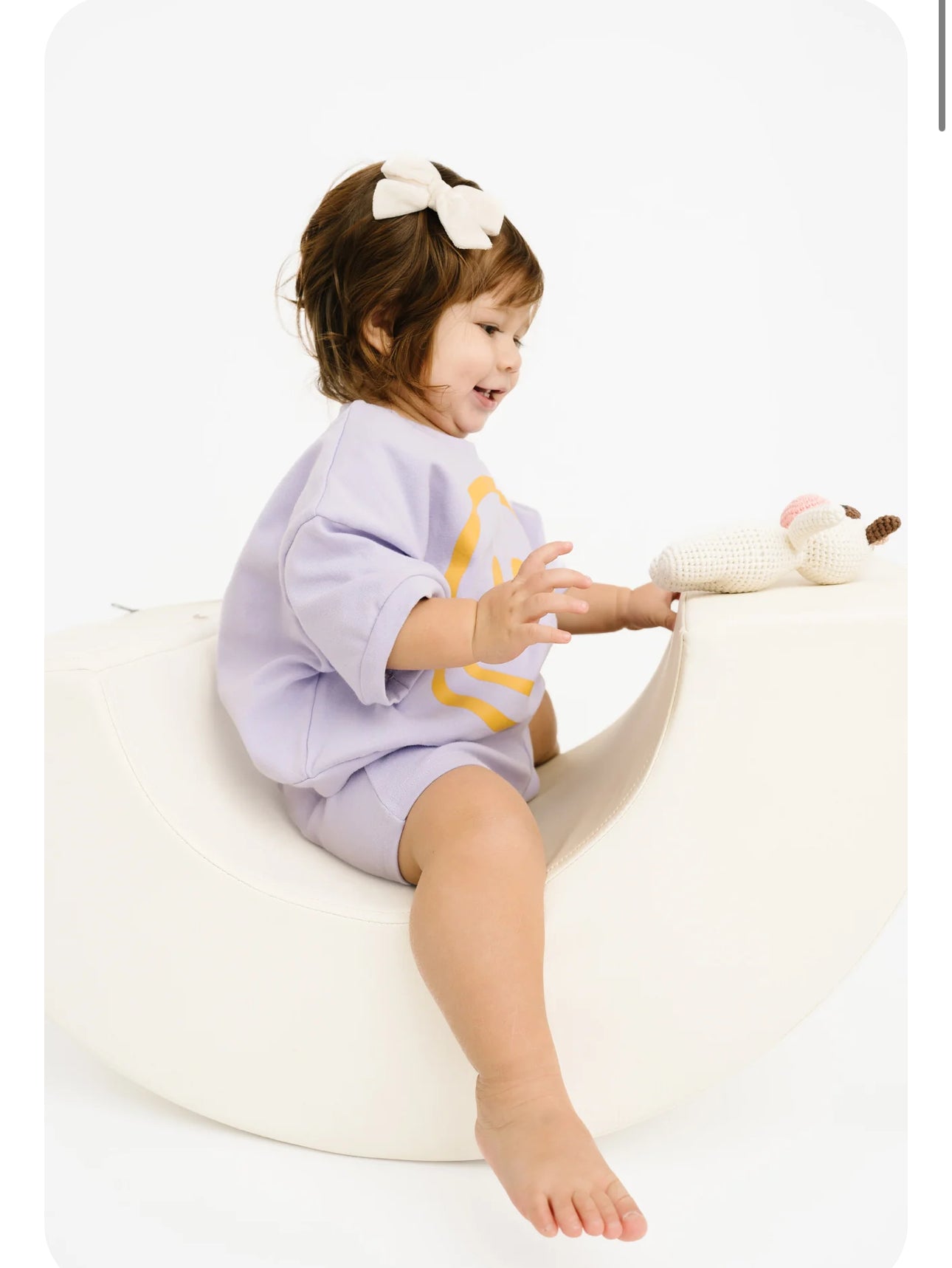 Violet smiley set
