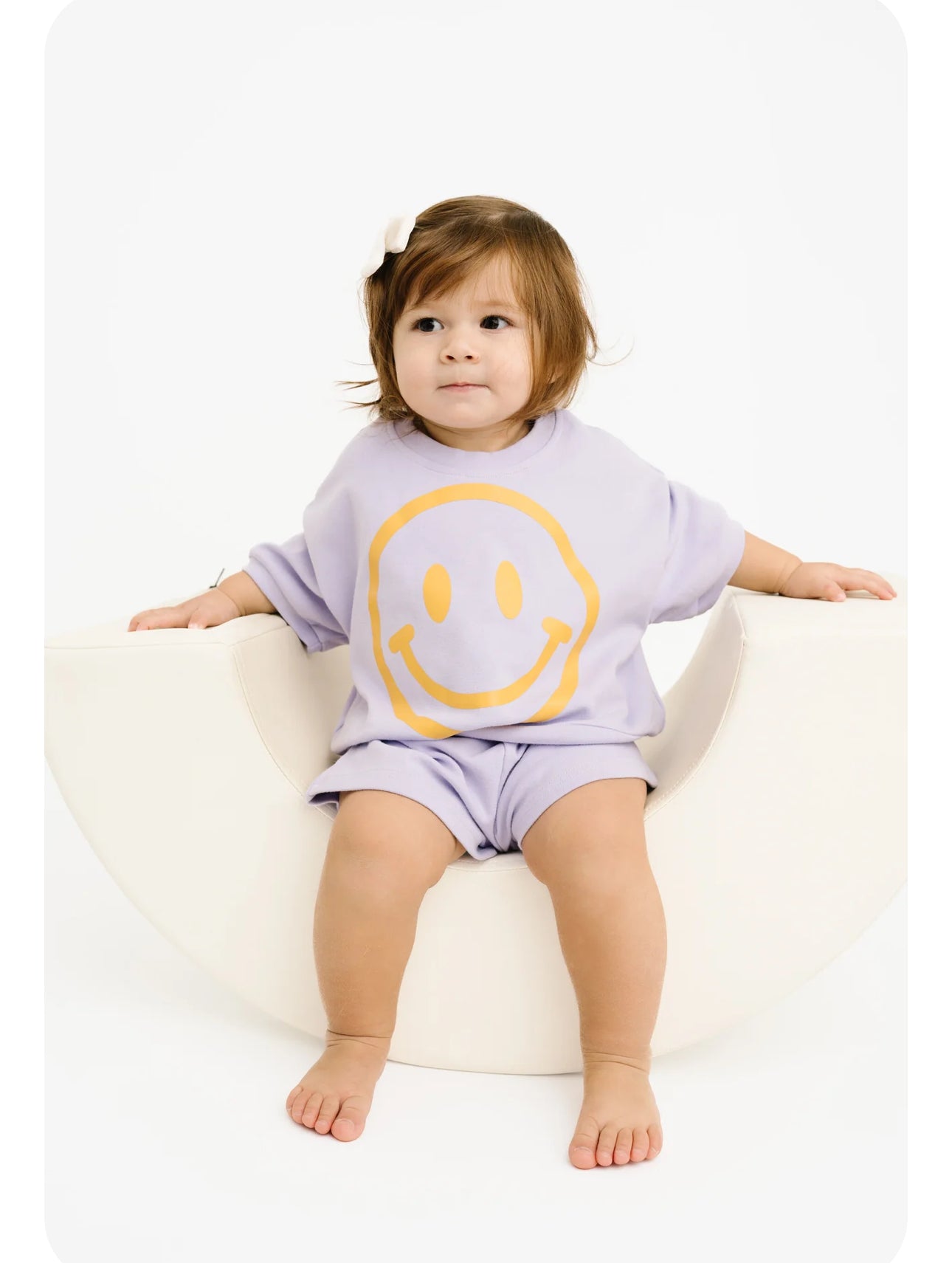 Violet smiley set