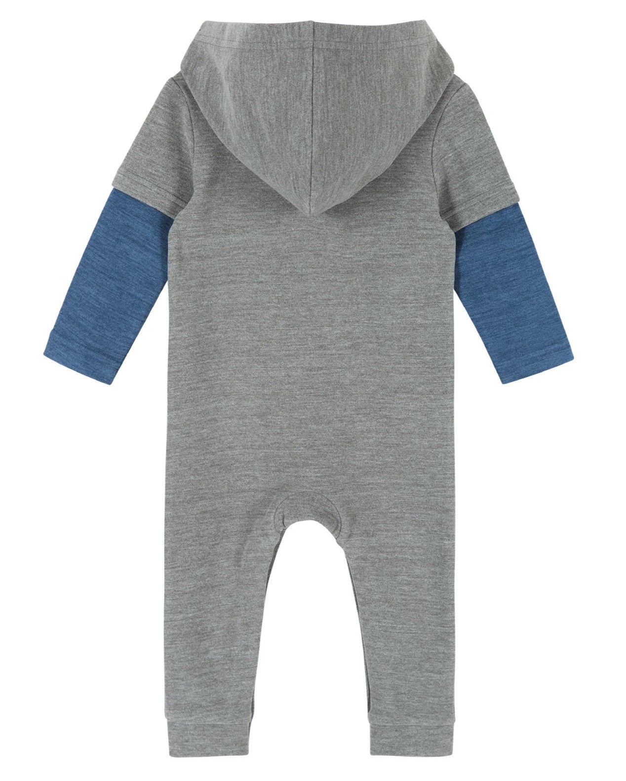 Colorblock Hooded Romper