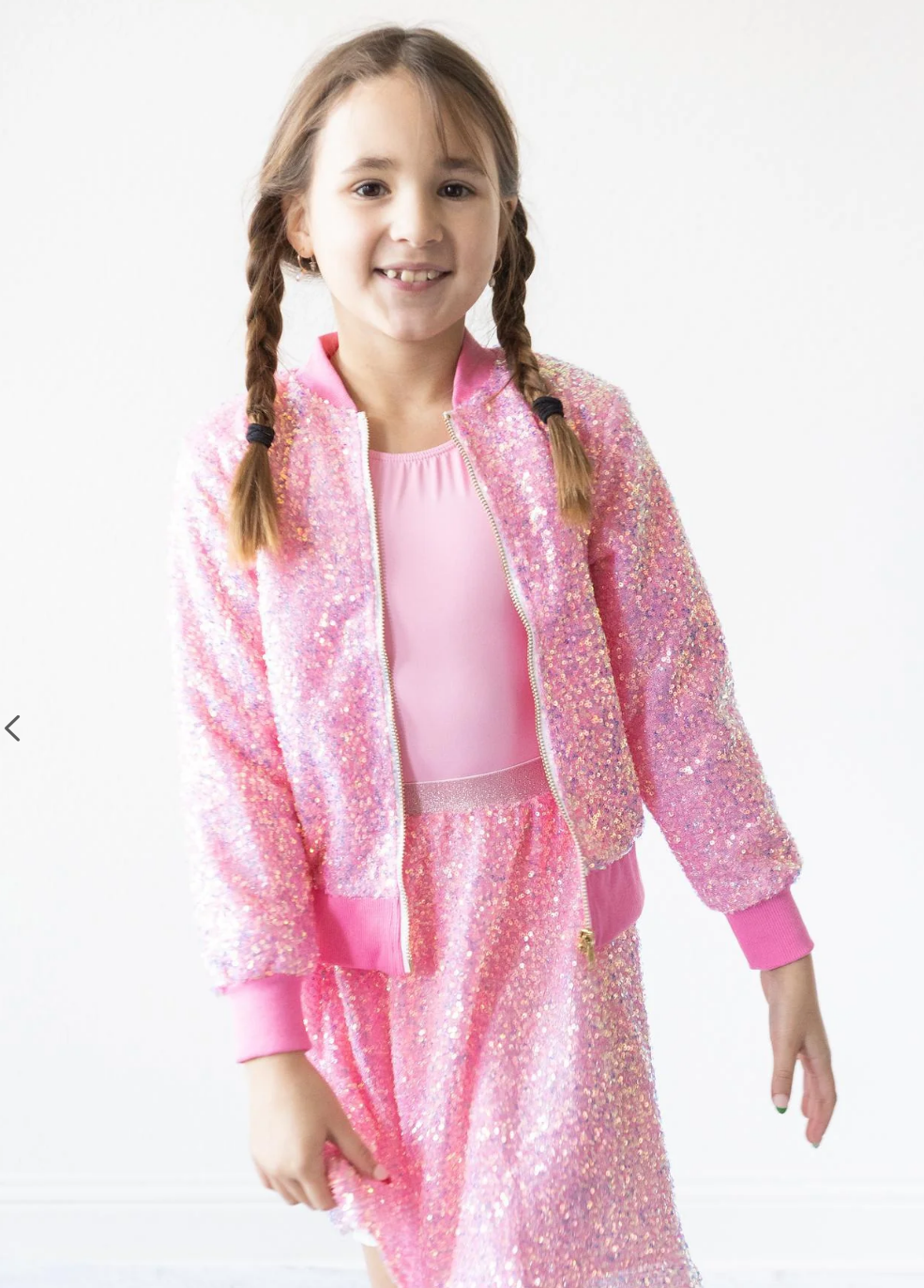 Bubblegum Pink Sequin Jacket