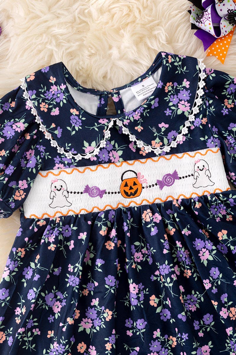Trick or treat bubble sleeve dress