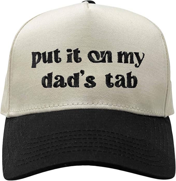 Put It on My Dad's Tab-two toned vintage style