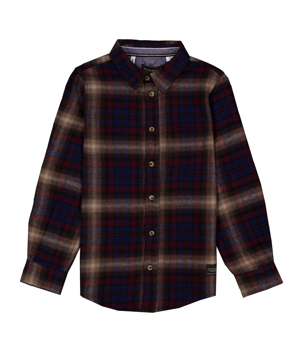 BOYS L/S FLANNEL SHIRT WITH CHEST POCKET