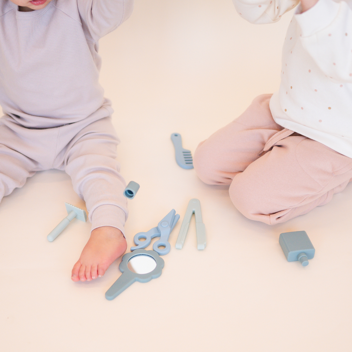 Silicone Hairdresser Playset | Kids Pretend Playset