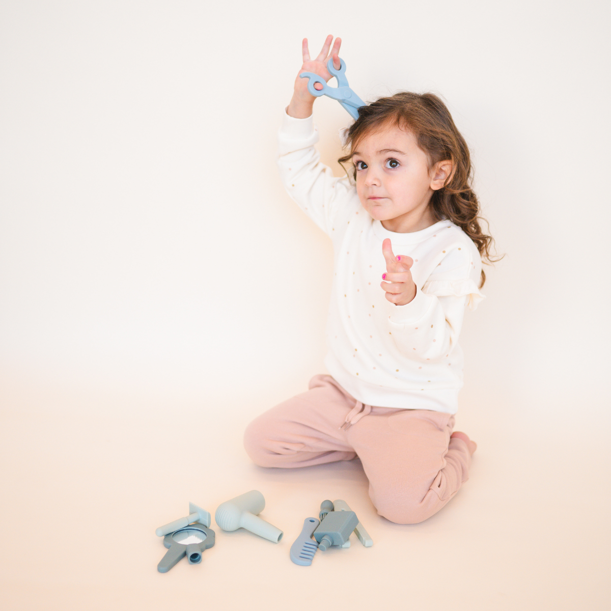 Silicone Hairdresser Playset | Kids Pretend Playset