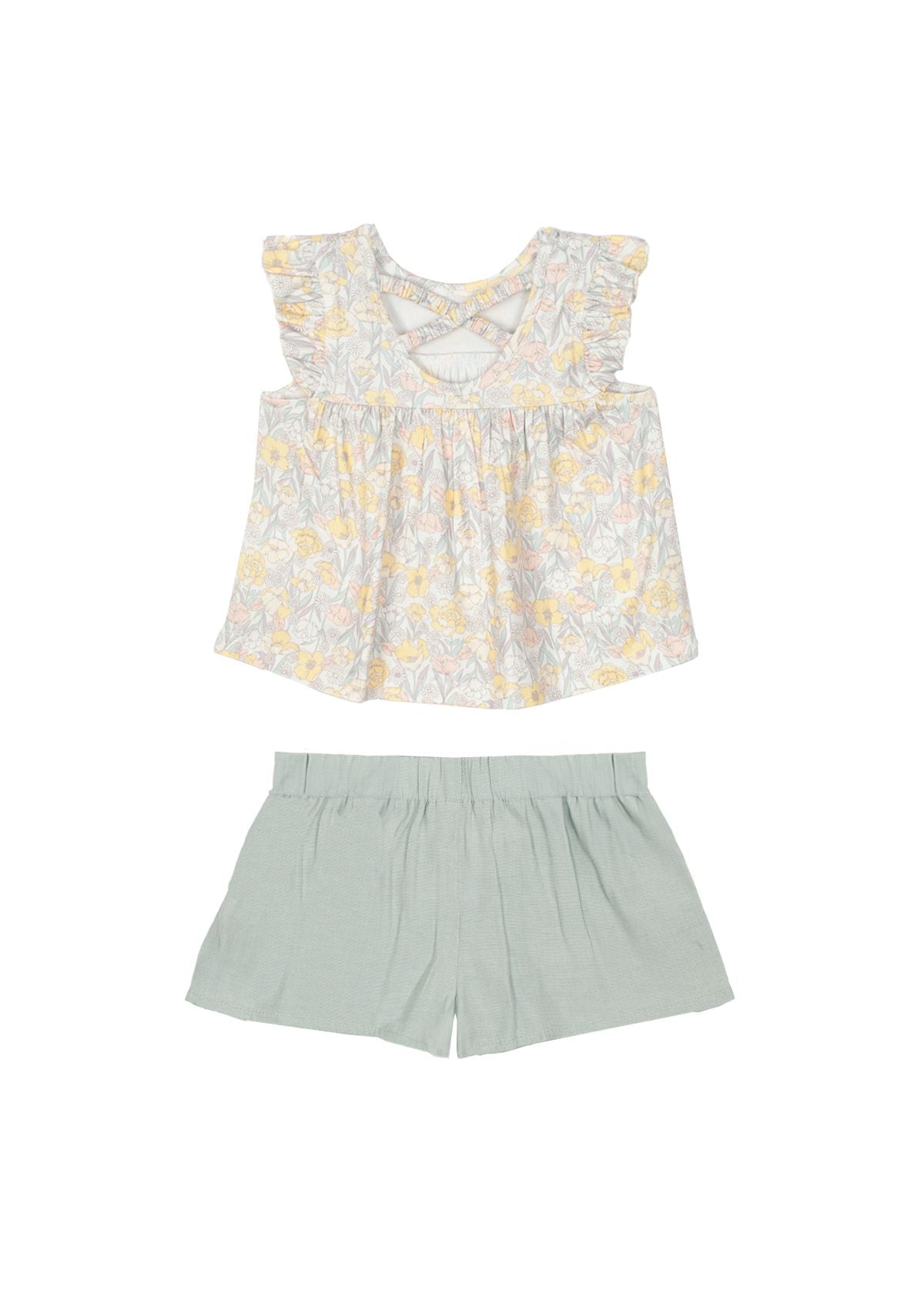 Yellow Floral Set