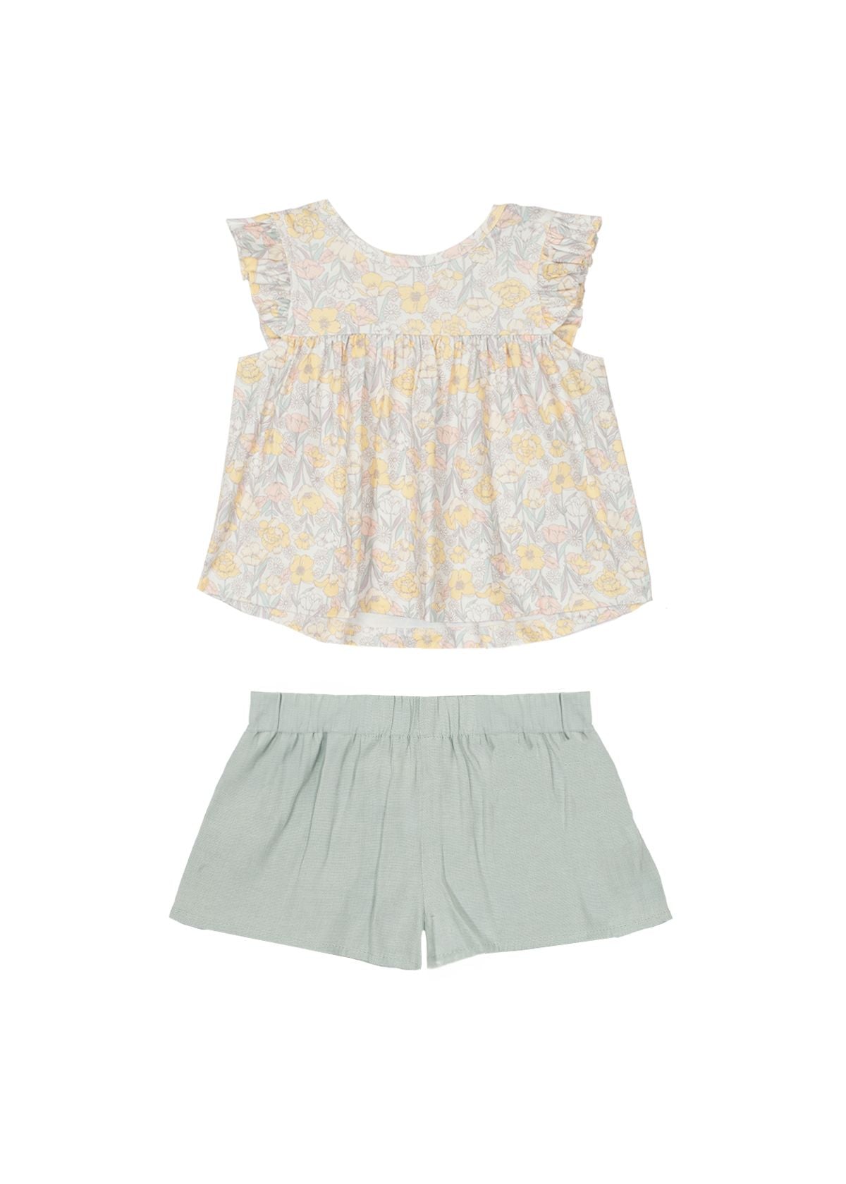 Yellow Floral Set