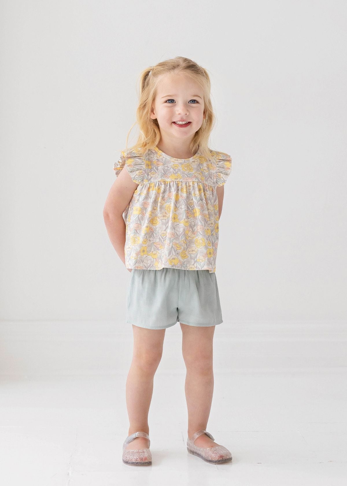 Yellow Floral Set