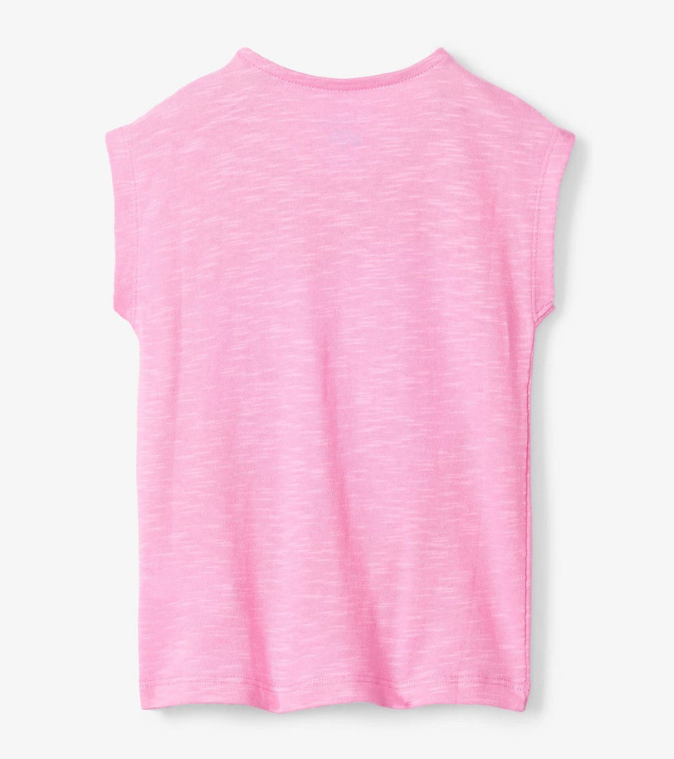 Retro Floral Toddler Snap Up Tee