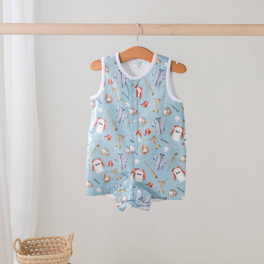 Let's Play Ball Organic Muslin
