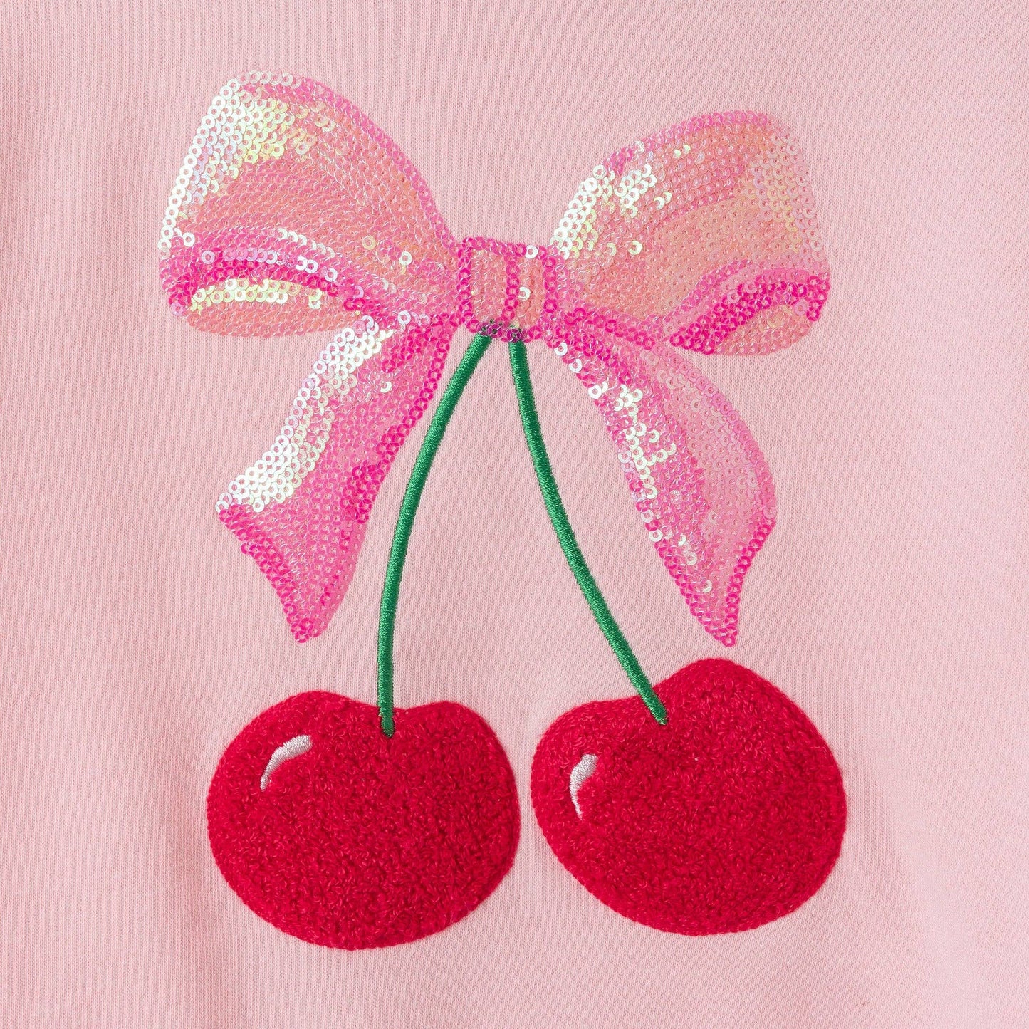 French Terry Set | Pink Cherry