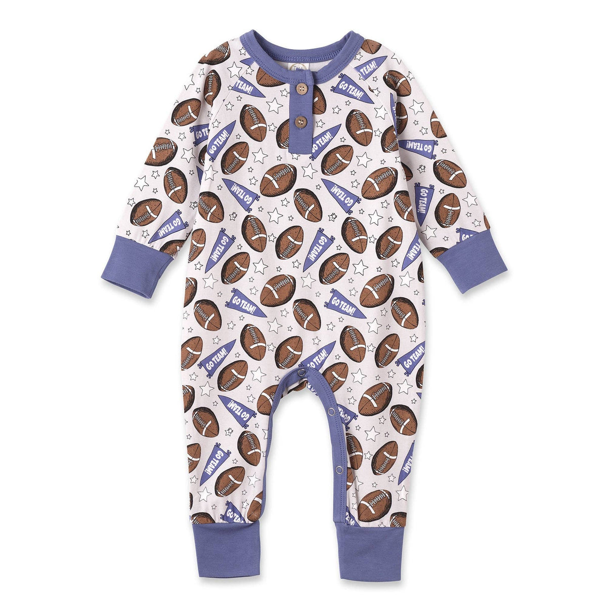 American Football Baby Romper – Bamboo Soft, & Sporty