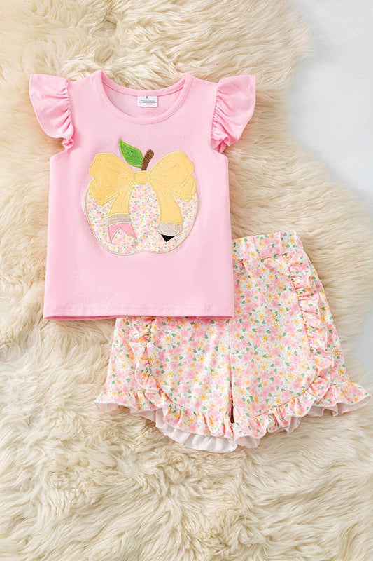 Yellow pencil applique