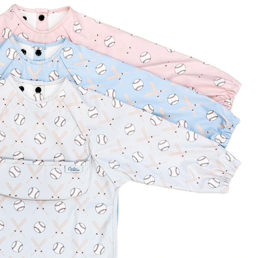 The Grayson Long Sleeve Bib - Baseball