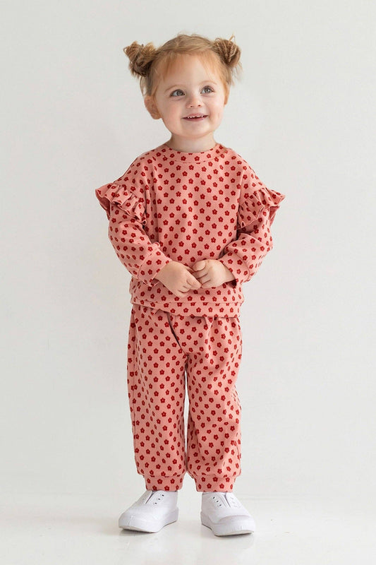 Red Floral 2 piece set