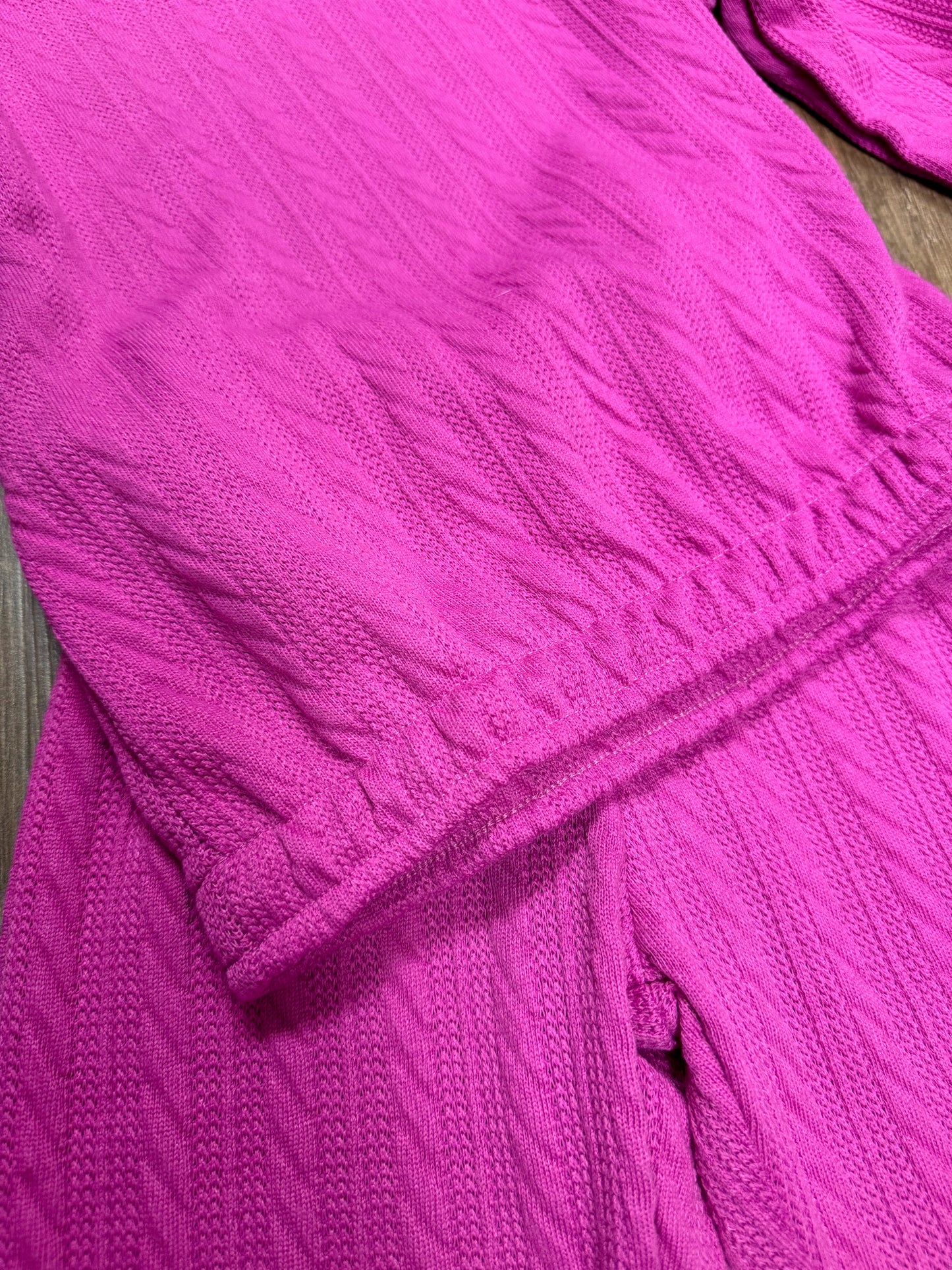 Fuchsia Jersey Knit Set