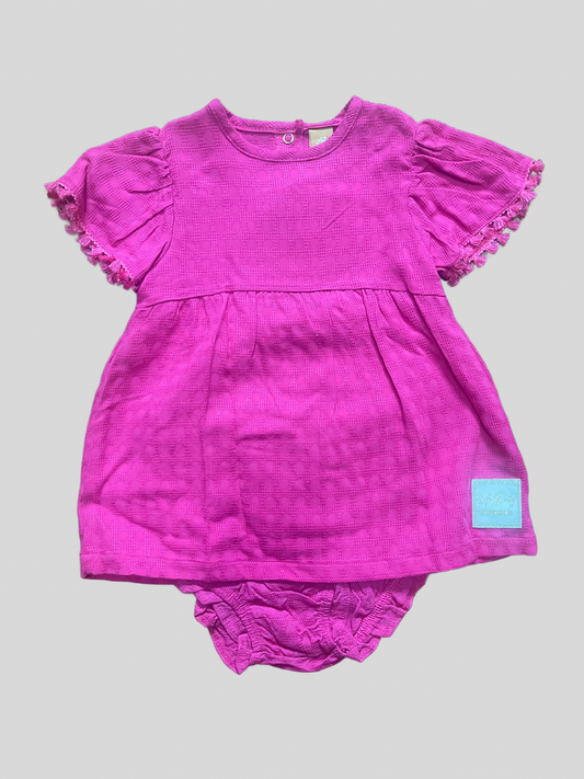 Hot Pink Blouse & Bloomer Set