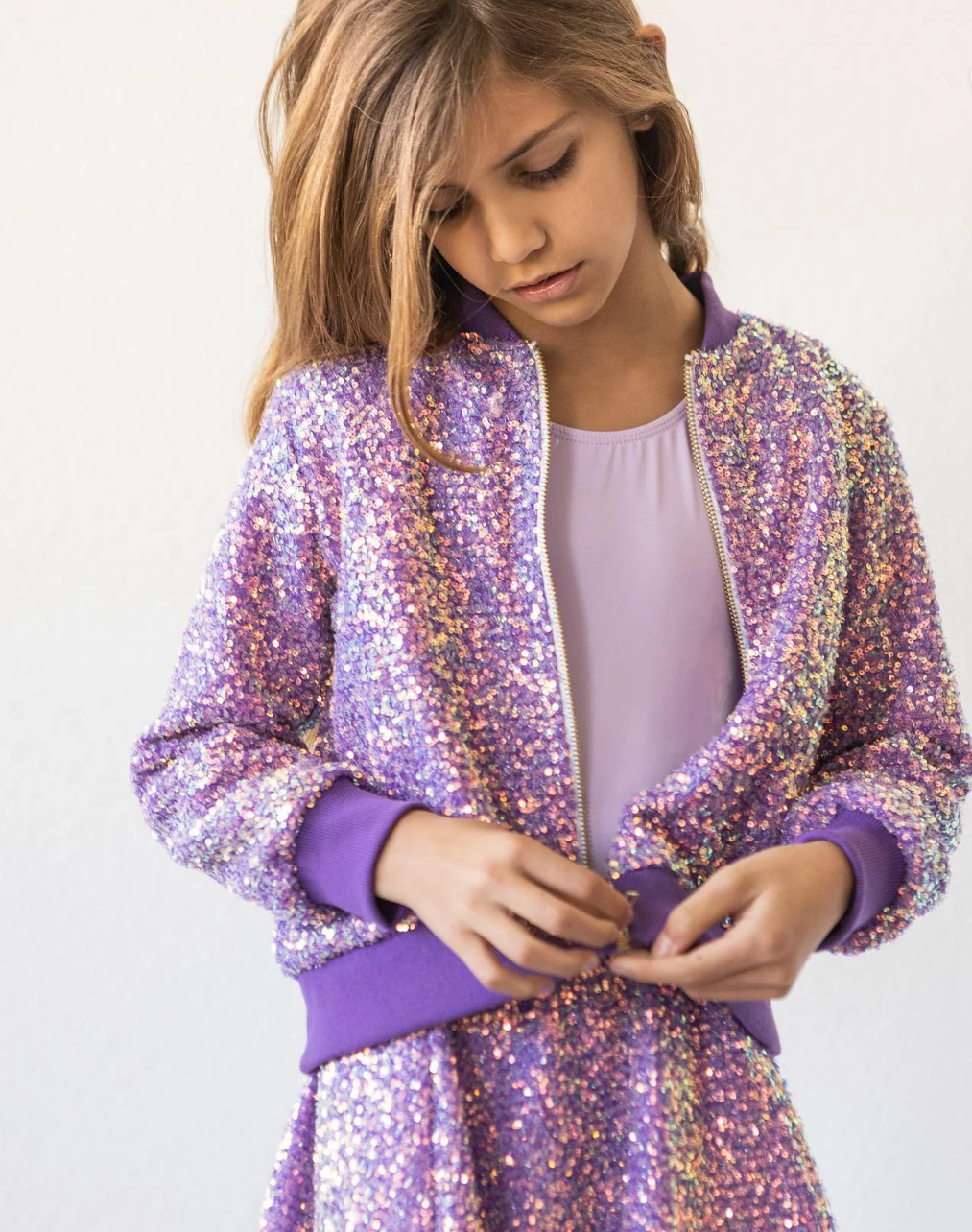 Purple Sequin Jacket