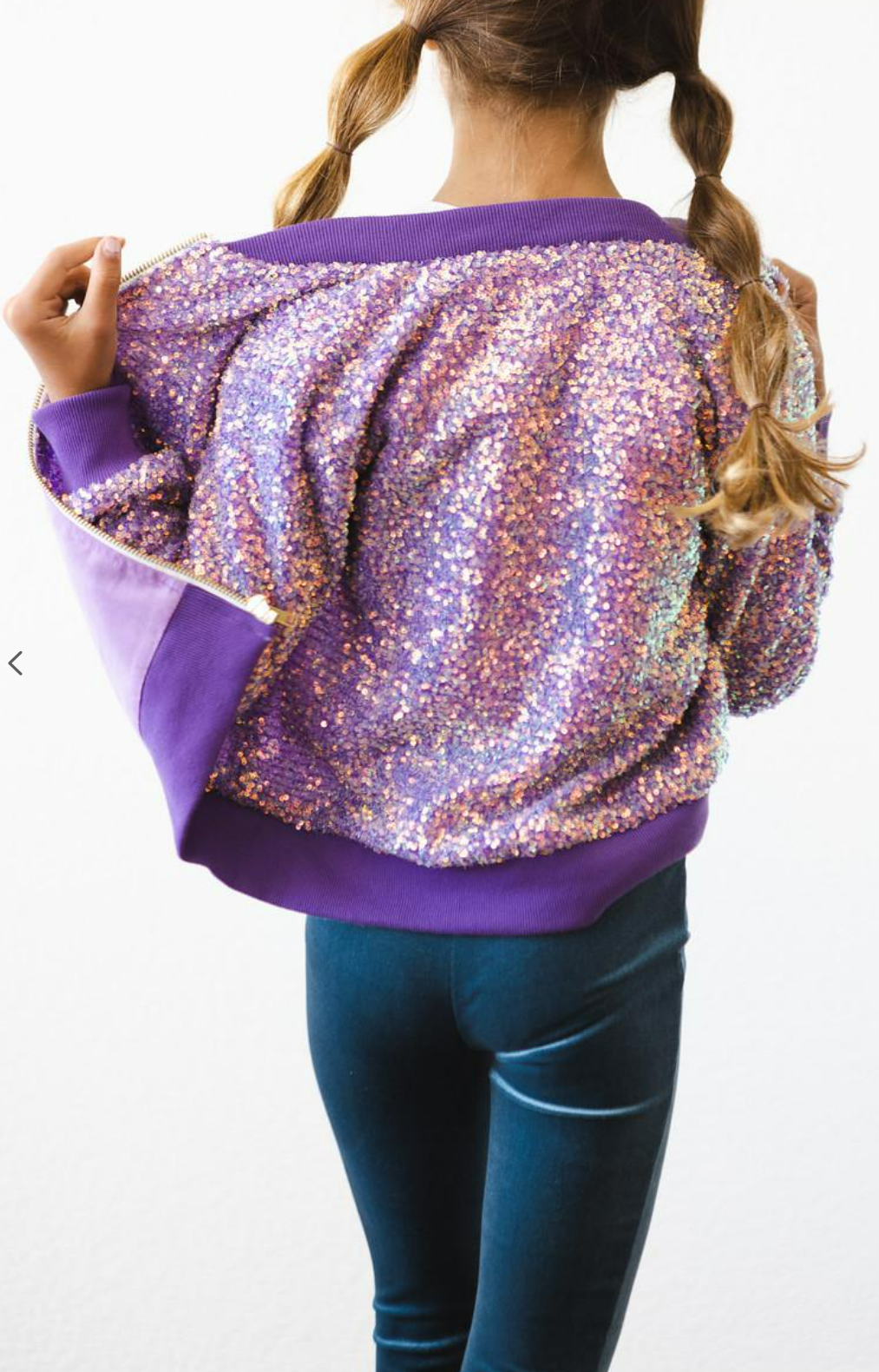 Purple Sequin Jacket