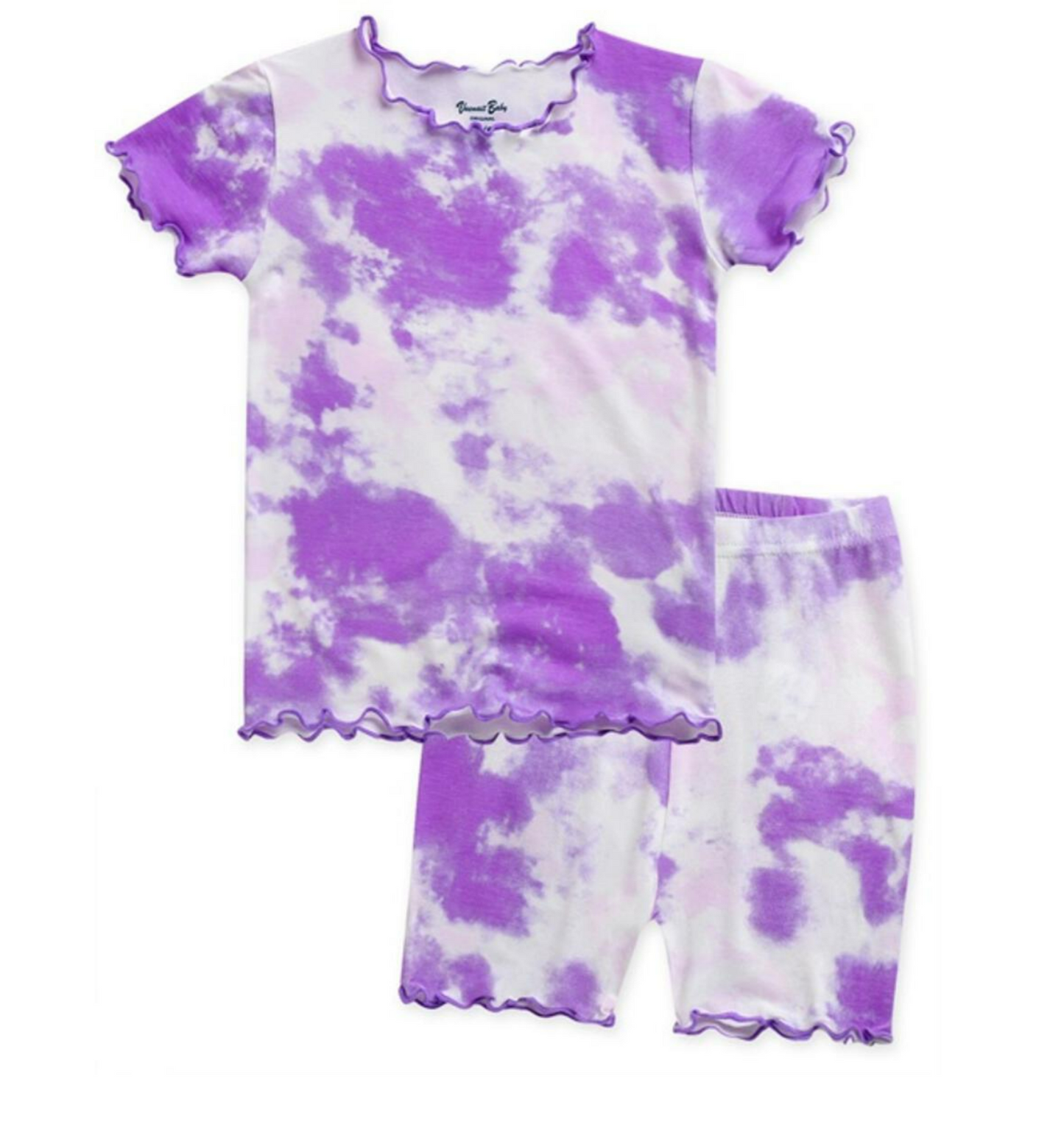 Purple Tie Dye Bamboo PJ Set