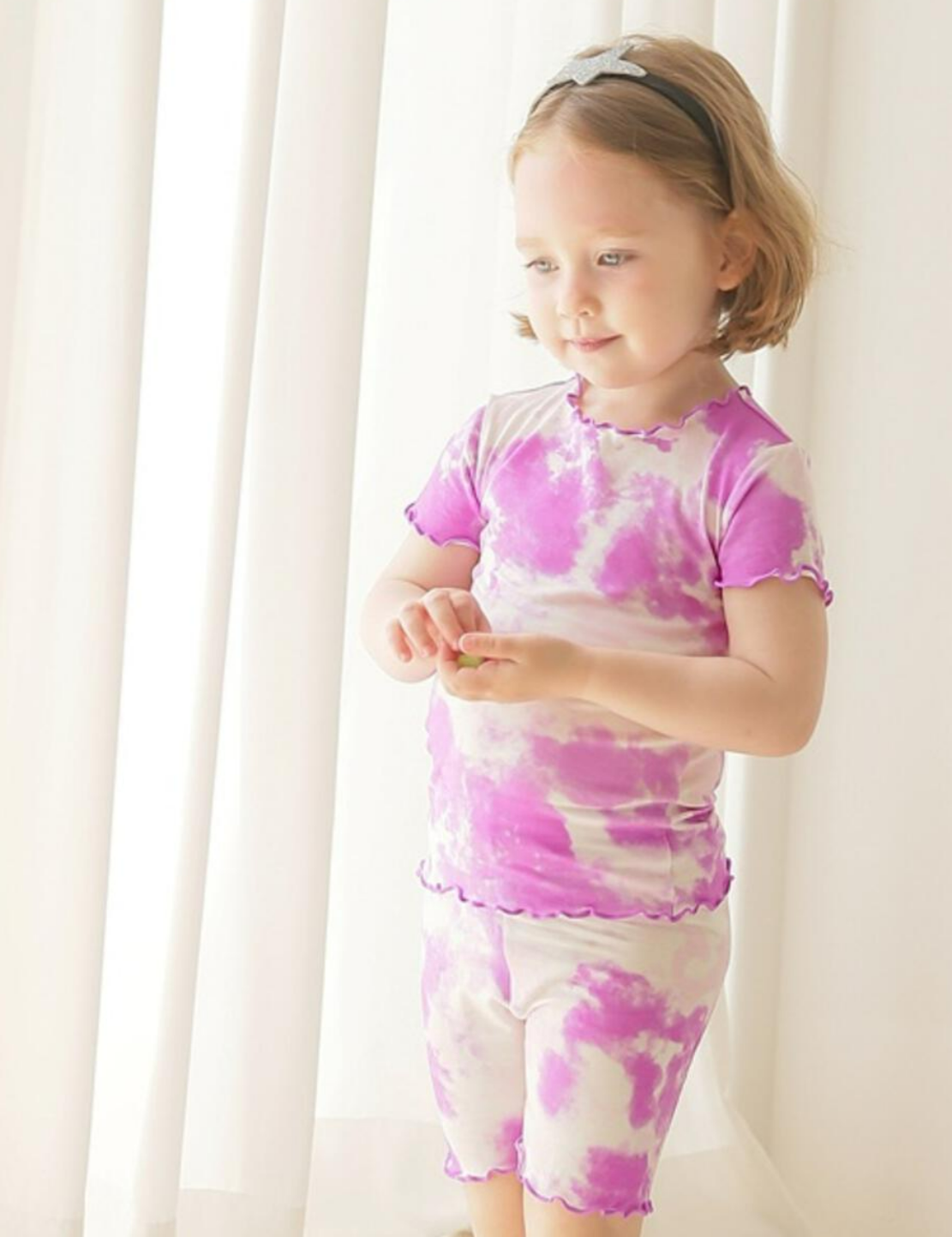 Purple Tie Dye Bamboo PJ Set