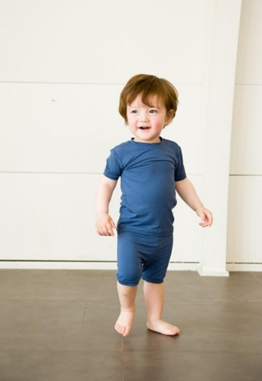 Navy Bamboo Pajamas