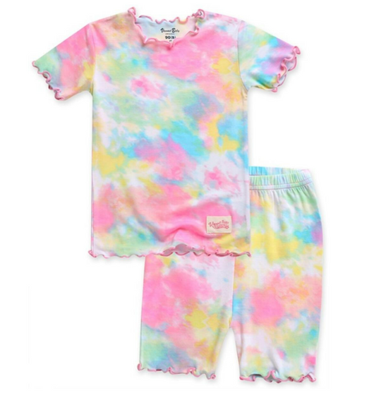 Neon Tie Dye Bamboo Pj Set