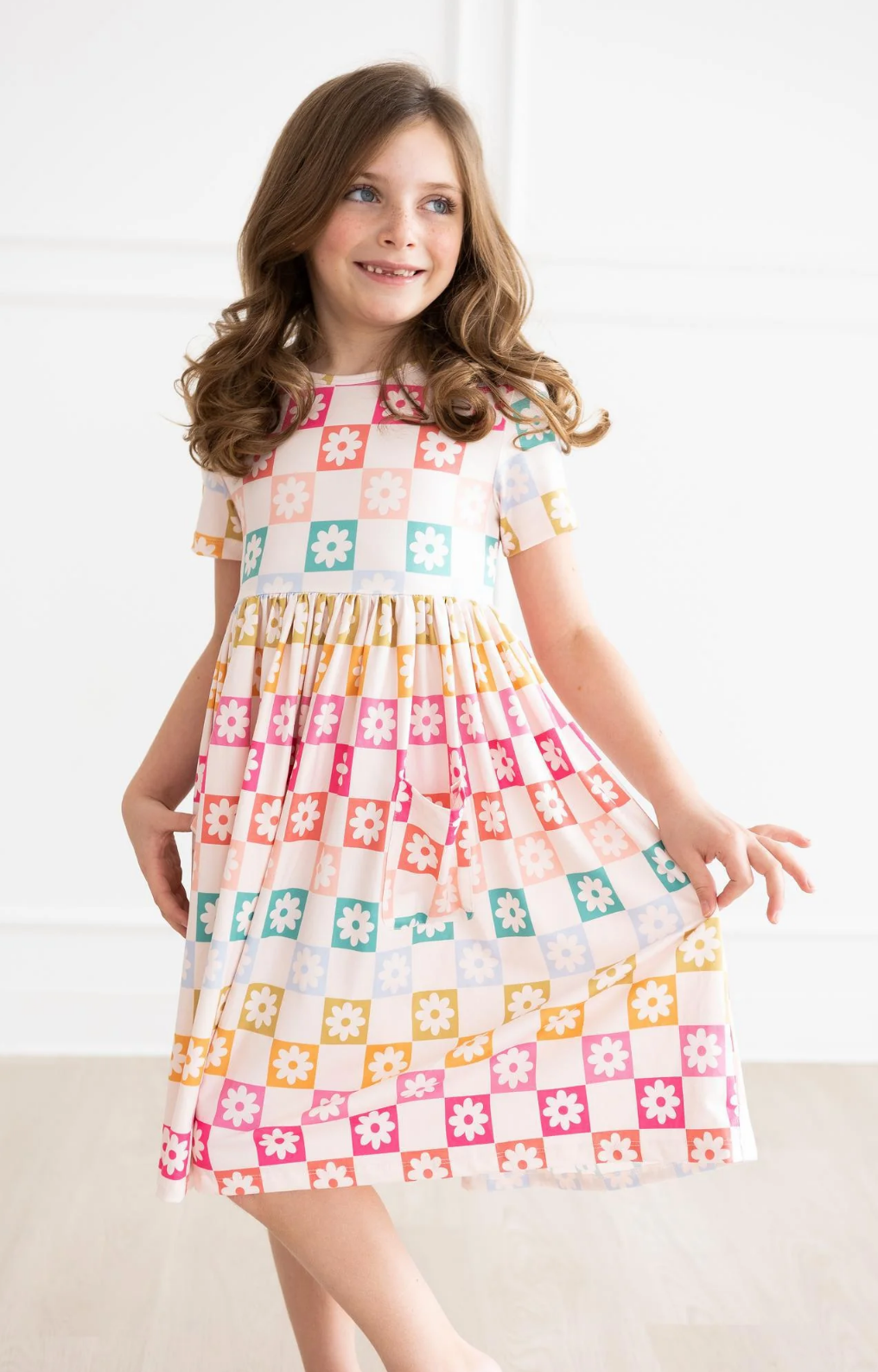 Checkmate Pocket Twirl Dress