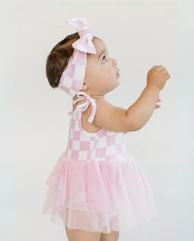 Checked TuTu Romper