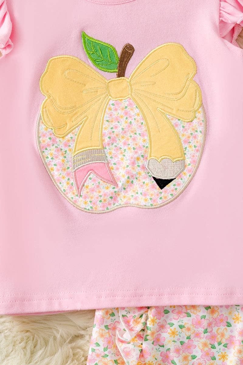 Yellow pencil applique