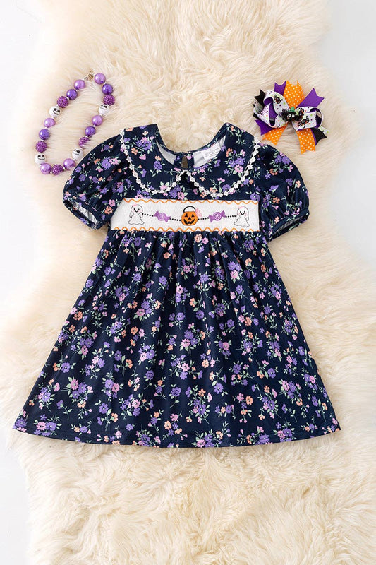 Trick or treat bubble sleeve dress