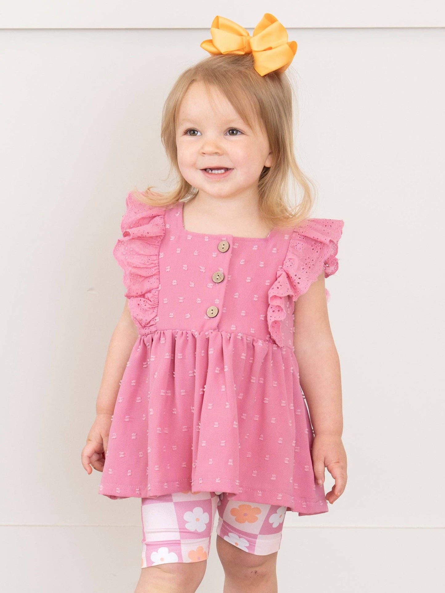 Daisy Checkers Ruffle Outfit