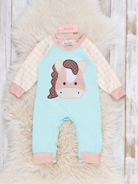 Palomino Dreams Embroidered Romper