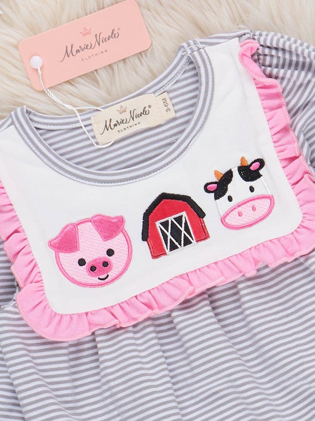 Country Critters Embroidered Bubble