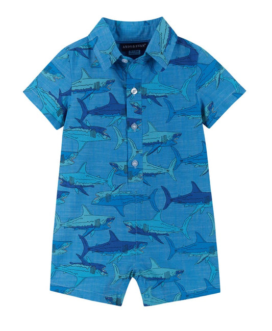 Shark Polo Romper