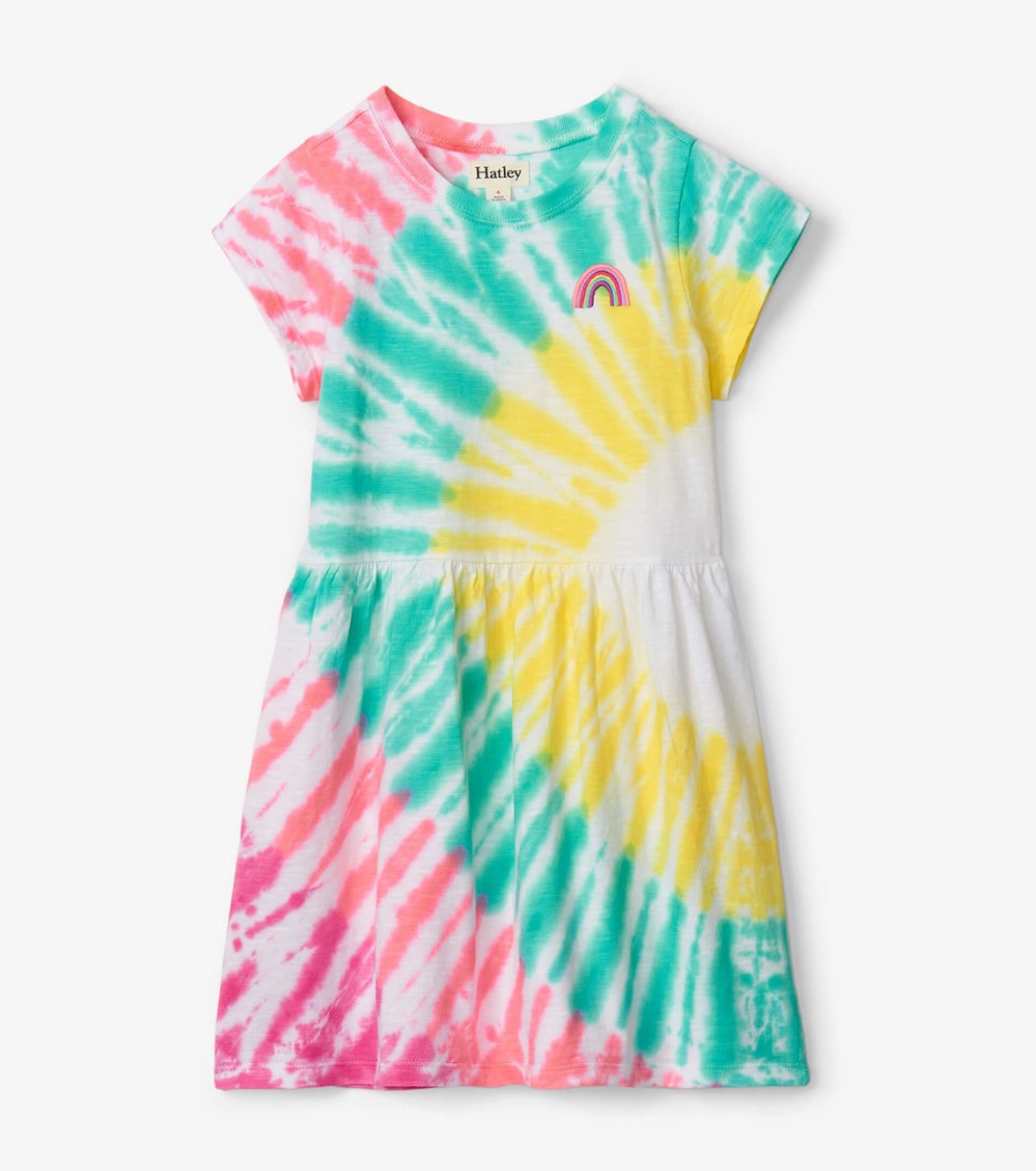 Rainbow Tie Dye Dress