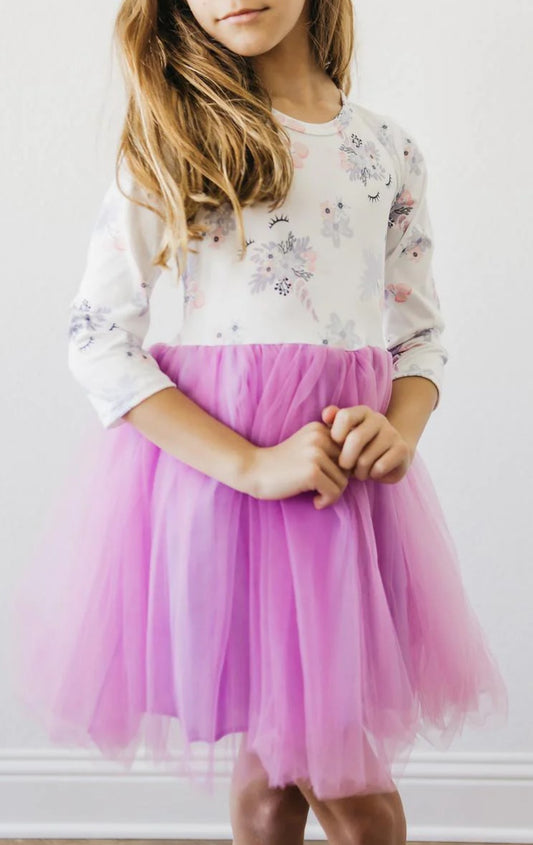 Lilac Unicorn TuTu Dress