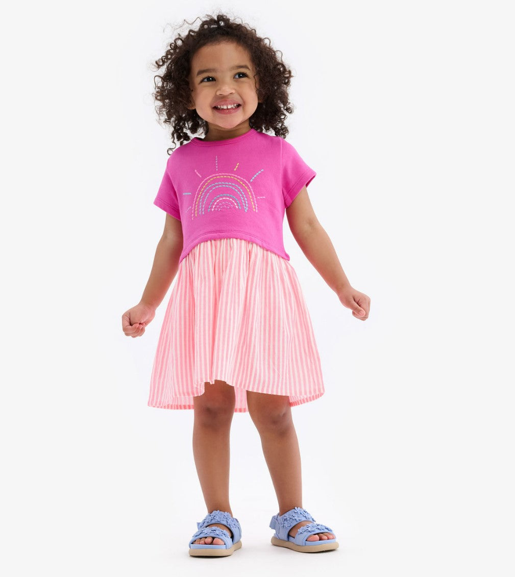 Rainbow Toddler Dress